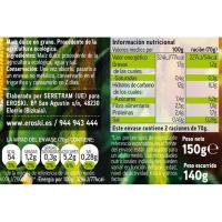 Maíz EROSKI BIO, pack 2x140 g
