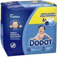 Toallitas paquete azul DODOT, pack 6x64 uds