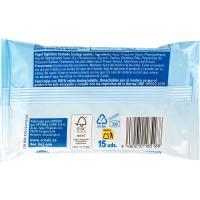 Papel higiénico húmedo biodegradable Go! EROSKI, paquete 15 uds