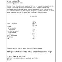 Arroz precocido CONGELADOS DE NAVARRA, pack 6x167 g