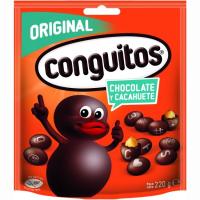 Cacahuetes recubiertos de choco CONGUITOS, bolsa 220 g