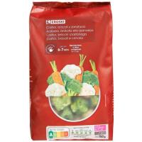 Coliflor-Brócoli-Zanahoria EROSKI, bolsa 750 g
