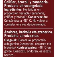 Coliflor-Brócoli-Zanahoria EROSKI, bolsa 750 g