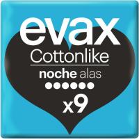 Compresa de noche con alas EVAX COTTONLIKE, paquete 9 uds