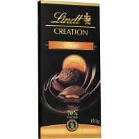Chocolate 70% Orange LINDT Creation, tableta 150 g