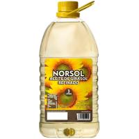 Aceite de girasol NORSOL, garrafa 3 litros