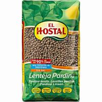 Lenteja pardina EL HOSTAL, paquete 1 kg