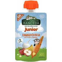 Bbbio de zanahoria-fruta-yogur eco CASA G. XANCEDA, doypack 90 g