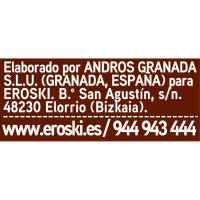 Flan de huevo EROSKI, pack 4x100 g