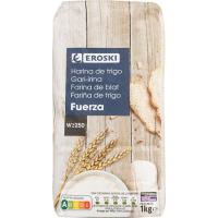 Harina de fuerza EROSKI, paquete 1 kg