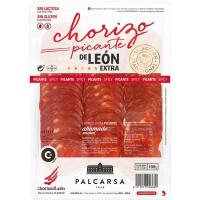 Chorizo extra picante de León PALCARSA, bandeja 100 g