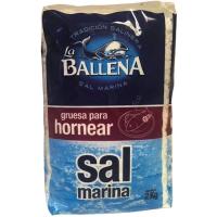 Sal gruesa para hornear LA BALLENA, paquete 2 kg