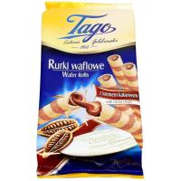 Tubitos rellenos de chocolate TAGO, bolsa 150 g