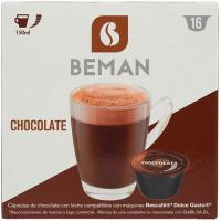 Chocolate compatible Dolce Gusto BEMAN, caja 16 uds