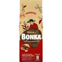 Café en grano descafeinado BONKA, paquete 500 g