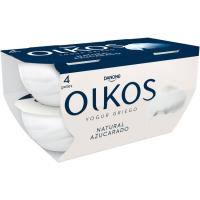 Yogur griego natural azucarado OIKOS, pack 4x110 g