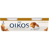 Yogur griego de caramelo OIKOS, pack 2x110 g