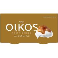 Yogur griego de caramelo OIKOS, pack 2x110 g