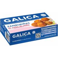 Zamburiñas en salsa de vieira de Galicia GALICA, lata 111 g