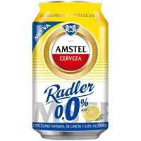 Cerveza 0,0 AMSTEL Radler, lata 33 cl