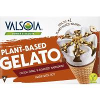 Conos de helados de soja de vainilla VALSOIA, caja 300 g