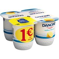 Yogur sabor a limón DANONE, pack 4x120 g