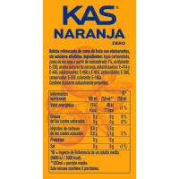 Refresco de naranja KAS ZERO, botellín 50 cl