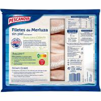 Filetes de merluza sin piel PESCANOVA, bolsa 400 g