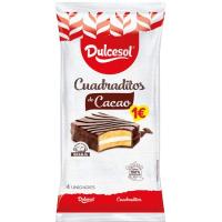 Cuadraditos de cacao DULCESOL, paquete 152 g