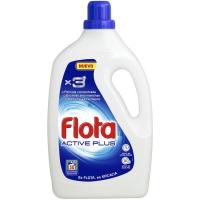 Detergente líquido active plus eficacia FLOTA, botella 50 dosis