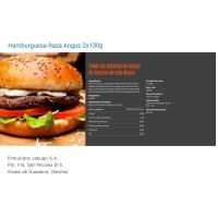 Hamburguesa Angus HAMBURDEHESA, pack 2x130 g