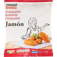 Croquetas de jamón EROSKI basic, bolsa 500 g