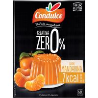 Gelatina zero mandarina CONDULCE, caja 28 g