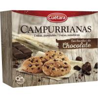 Galleta Campurriana con trozos de chocolate CUÉTARA, caja 450 g