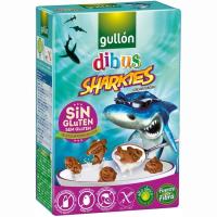 Galleta Dibus Sharkies sin gluten GULLÓN, caja 250 g