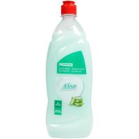 Lavavajillas a mano de aloe EROSKI, botella 1 litro