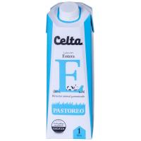 Leche uht entera pastoreo CELTA, botella 1 litro