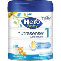Leche en polvo HERO Baby Nutrasense Premium 1, lata 800 g