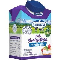 Nata para montar sin lactosa ASTURIANA, brick 200 ml