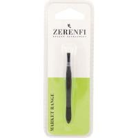 Pinza de depilar negra 75 mm ZERENFI, pack 1 ud