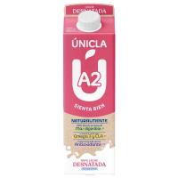 Leche desnatada UNICLA, brik 1 litro