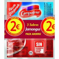 Salchichas de jamón JAMONGUS CAMPOFRIO, pack 3x170 g