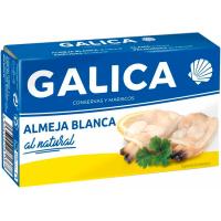 Almeja blanca al natural GALICA, lata 111 g