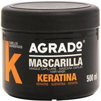 Mascarilla capilar con keratina AGRADO, tarro 500 ml