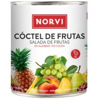 Cóctel 5 frutas NORVI, lata 490 g