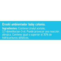 Ambientador puro colonia EROSKI, spray 335 ml