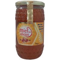 Miel de flores LAS ABEJAS, frasco 1 kg