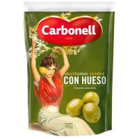 Aceitunas sin hueso sin hueso CARBONEL, bolsa 70 g