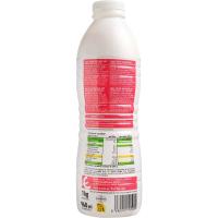Yogur líquido 00% sabor fresa EROSKI, botella 1 litro