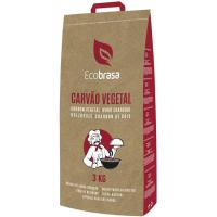 Carbón vegetal ECOBRASA, caja 3 kg